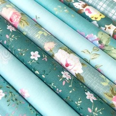 Cotton Fabric Bundle Fat Quarters 18″x22″ Pre-Cut Quilting Sewing Patchwork 8pcs