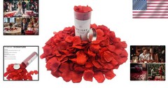 Ready-to-Use 1,000 Scented Silk Rose Petals – Perfect for Weddings and Parties