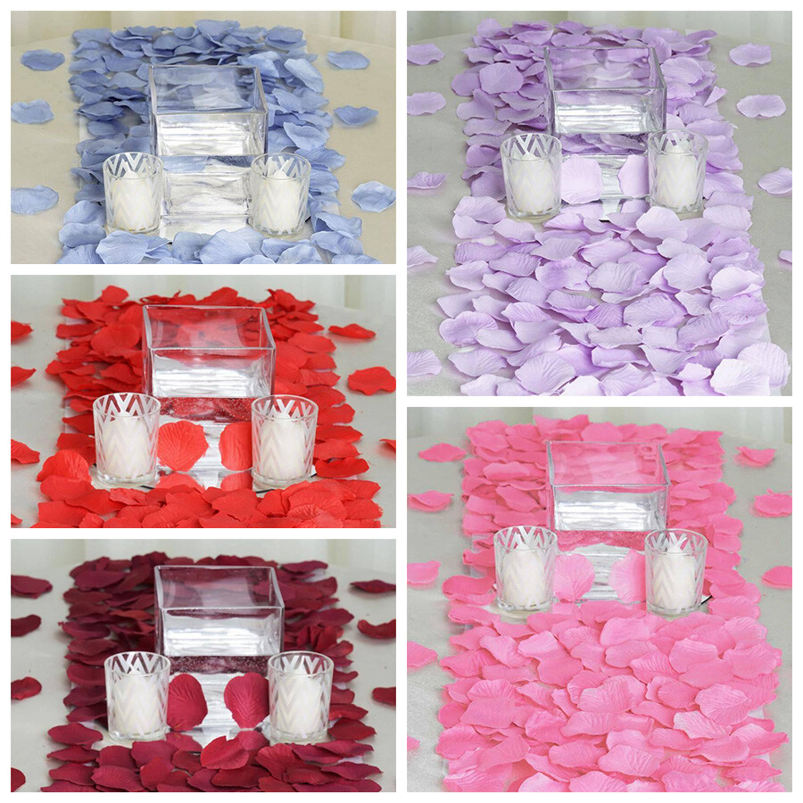 2000 Silk Rose Petals Wedding Favors Wholesale Cheap Decorations Supplies SALE