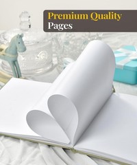 Classic Guest Book for Weddings & Showers – 10×7 Inches of Cherished Memories
