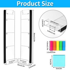 Monitor Memo Board, 2PCS Multifunction Sticky Board With Clip