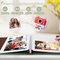 Valentine Day Gift for Couple,Love Story Magnetic Album Love Story-Dark Green