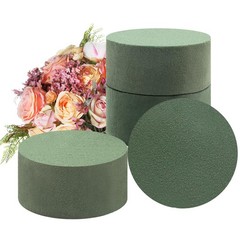 Plant Foam 4Pcs, Floral Foam for Wedding Decor, Fresh Flowers, Green
