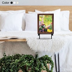 9″ Acrylic Plate Stand Holder, 2 Pack Table Use Picture Easel Frame Holder Black