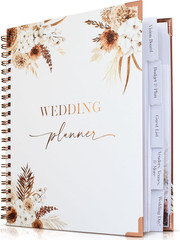 Beautiful Boho Wedding Planner Book and Organizer – Enhance Excitement and Makes