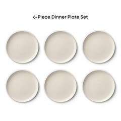 Joyjolt Mesa Stoneware Dinner Plates Set Of 6 10.5 Dish Set Dishwasher And