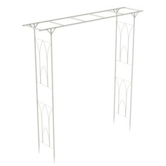 81.1×81.8 inch Pergola Square Metal Wreath Arch Backdrop Stand Wedding Events
