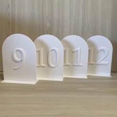 Arch Wedding Table Number 3D Letter Event Table Sign Wedding Party Table Decor