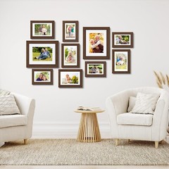 Picture Frames Set of 10, Collage Picture Frames for 8×10, 5×7, 4×6 Photos Re…