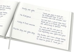Useful Co. Classic White Guest Book, Guest Book Alternative for Party, Sign i…