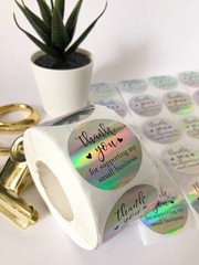 Thank You for Supporting My Small Business Stickers – 500 Pieces Self-Adhesiv…