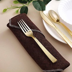 GOLD Elegant Designer Disposable Forks Wedding Party Catering Tableware Sale
