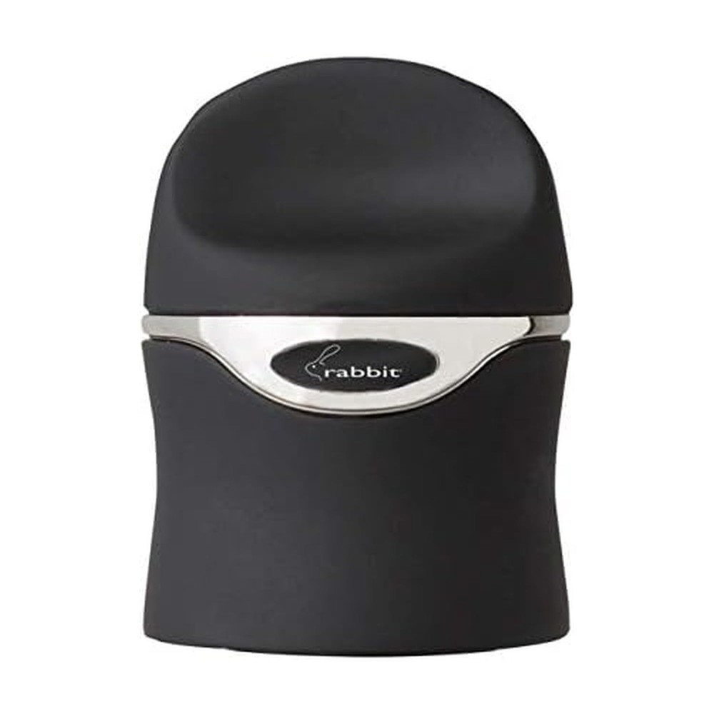 Rabbit Champagne and Wine Sealer, Airtight 1 EA, Black