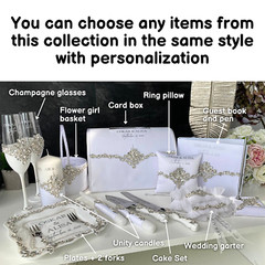 Wedding Glasses Set of 2 White wedding, Personalized glasses, Gifts for the Coup