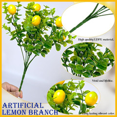 8 Sets Blue Tiles Lemon Table Centerpiece Decor – Amalfi Coast Party