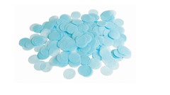 Party By Forum Pastel Blue Round Paper Confetti 0.8oz Party Decoration