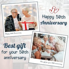 50th Wedding Anniversary Blanket Gift 50th Wedding Anniversary Gift 60Lx50W