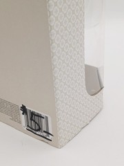 Wilton Double Heart Cake Topper Chrome & White w / Faux Crystals 5″ T x 6″ W.