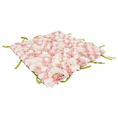1 × 1 m Silk Rose Flower Wall Panel – White Pink Champagne Backdrop For Wedding