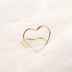10 Gold 1″ Metal Table Number Sign Holders Heart PLACE CARD STANDS Party Events