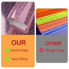 28 Holographic Cardstock Paper 8.5 x 11, 230GSM/85LB Metallic Cardstock Glitt…