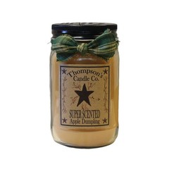 Thompson’S Candle Co. Thompsons Candle Co Apple Dumpling Mason Jar Candles