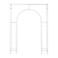 Wedding Arch Backdrop Decor Stand Metal Balloon Arch Stand Garden Arbor Frame