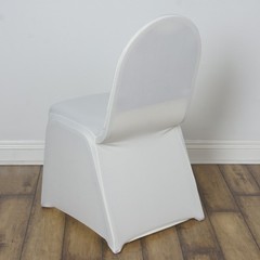 50 IVORY Banquet Stretch SPANDEX CHAIR COVERS Wedding Supplies Event Decorations