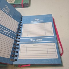 Budget Planner & Monthly Bill Organizer Book Non-Dated Budget Book