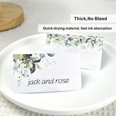 135 Pack place cards with Watercolor pattern Seating Place Cards for table se…