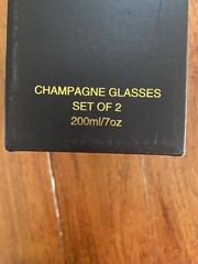 ‘Mr and Mrs’ Champagne Toasting Flutes for Bride and Groom, Wedding Wine Glasses