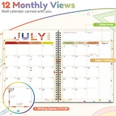 Teacher Planner 2026-2027 Academic Year, 8.5″ x 11″ | 7-Period Lesson Planner
