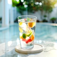 – Cafely – 24-Ounce Plastic Tumblers (Set of 8), Plastic All-Clear, 24 oz
