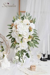 Luxurious Silk Flower Bouquet for Weddings – Versatile Decor for Special Events