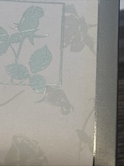 Vintage 2001 NOS Guest Book ANY OCCASION Wedding Roses Light Green White Grey