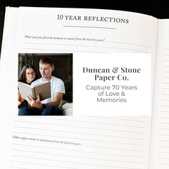 Anniversary Journals for Couples – Wedding Notebook & More – Cute Taupe