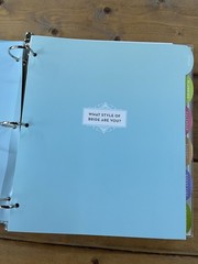 Gartner Studios Wedding Planner Organization Book Light Blue 3-Ring Binder