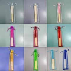 50PCS Organza Wedding Fan Bag Drawstring Candy Organizer Party Favor Gift Bag.