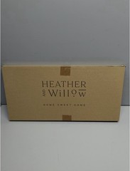 Heather & Willow Wooden Wedding Card Box Slot Acrylic Front 12.5×6.5×9.5in