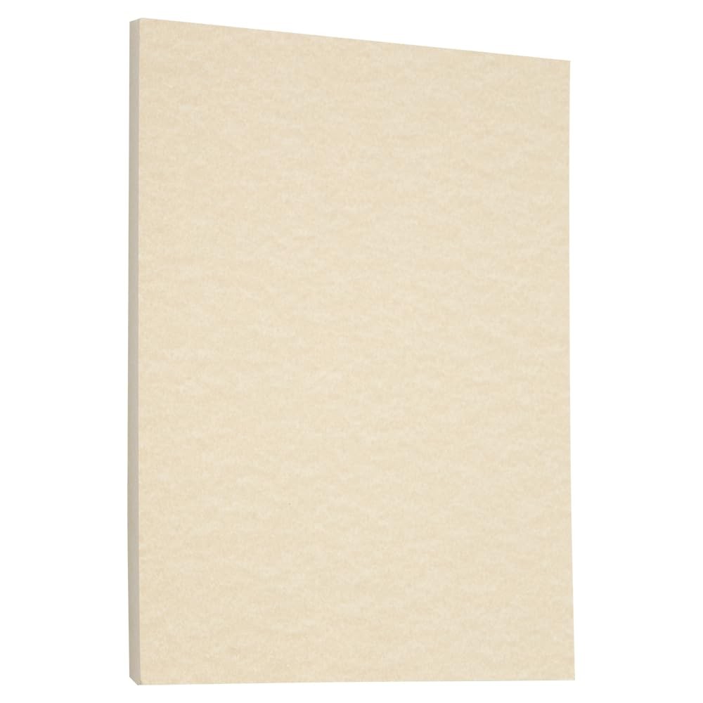 LUXPaper 8.5″ x 11″ Cardstock | Letter Size | Cream Parchment | 50 Qty,