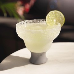 Host Glass Freeze Stemless Margarita Glasses Drinking Set, Insulated Cocktail…