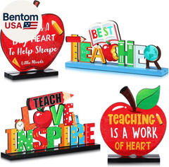 3 Pack Teacher Appreciation Table Centerpieces Best Teacher Sign Table Decoratio