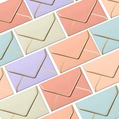 Invitation Envelopes, 60-Pack 4×6 Envelopes for Invitations, Gold Foil Border…