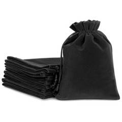 50-100 Velvet Drawstring Pouch Jewelry Baggie Ring Party Wedding Gift Bag Set