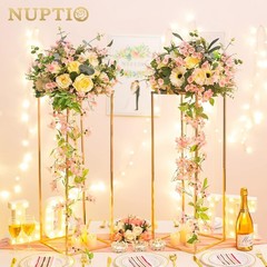 Stunning 31.5 Inch Gold Vases for Centerpieces – Ideal for Weddings & Events