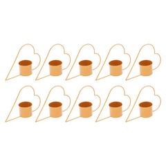 10 Pcs Gold Vases Centerpieces Wedding Trumpet Vase for Wedding Party Decoration