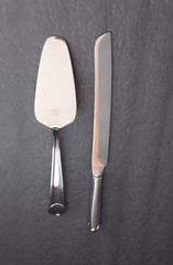 Mikasa Classico Satin Stainless Steel Dessert Set Pie Server & Cake Knife