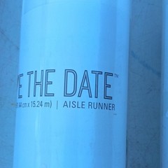 Save the Date 36″ x 50′ Aisle Runner