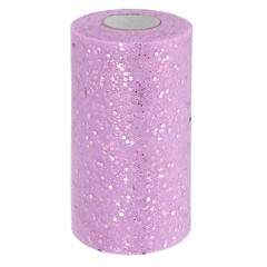 Tulle Fabric Rolls 6″ by 50 Yards Fabric Spool Tulle for DIY, Lavender