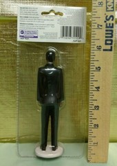 Wedding Cake Topper Classic African American Groom Black Suit Figure Decoration